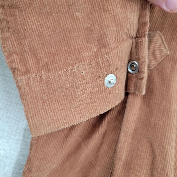 Dotty Dan Vintage Brown Corduroy Mechanic Utility Style Jumpsuit Coveralls - Picture 4 of 14